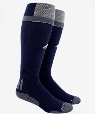 ADIDAS Traxion Premier OTC Navy Blue Grey Soccer Socks NEW