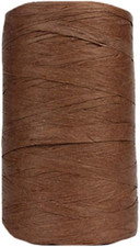 316Yard Rayon Raffia Paper Yarn Crochet - Coffee Brown Ribbon for Knit Summer Su