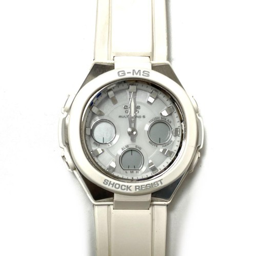 Casio G-Ms MSG-W100 Tough Solar Watch White/Silver Parts/Repair KG1118 - 第 1/9 張圖片