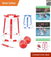 Upgrade Your Summer with Splash Hoop 360 - Instant Assembly Pool Basketball Game