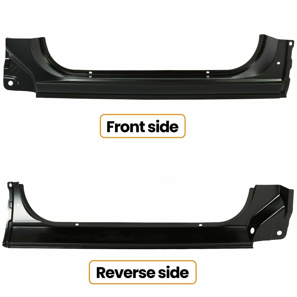 Pair Outer Rocker Panels For 73-87 Chevy GMC C10 C20 K10 K20 73-91 Blazer Jimmy - Image 4 of 4
