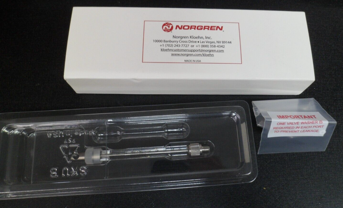 Norgren Kloehn 074305 3000 Series Chromatography Syringe