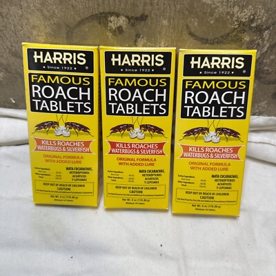 Harris 6 oz. Roach Tablets (3-Pack) 18oz Total