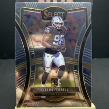 2019 Select Premier Level Clelin Ferrell #109 Rookie RC Las Vegas Raiders 