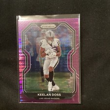 2020 Panini Prizm Keelan Doss #137 Purple Pulsar Prizm Raiders Falcons       JT6
