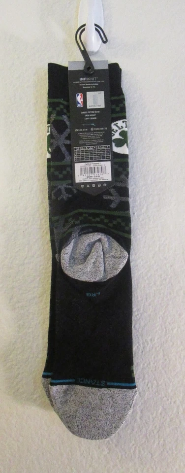 NUEVO CON ETIQUETAS Stance Boston Celtics Esmerilado 2 Hombres Infiknit Informal Crew Calcetines L Verde Foto 3 de 3