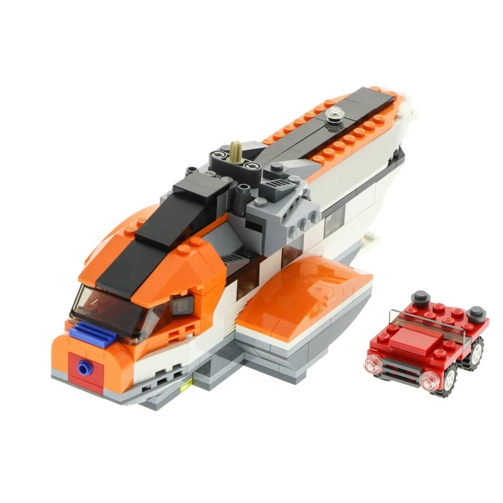 1x Lego Set Airport Transport Hubschrauber Helikopter 7345 orange