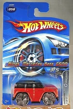 2006 Hot Wheels #58 Dropstars 3/5 BLINGS MERCEDES-BENZ G500 Orange w/Bling Wheel