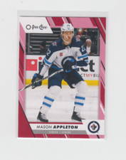 23/24 OPC Winnipeg Jets Mason Appleton Red Border card #437