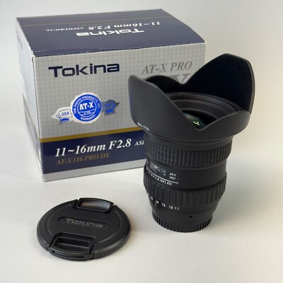 Tokina 11-16mm F2.8 AT-X 116 Pro Lens DX Lens for Nikon–FREE Tokina 11-16mm F2.8 AT-X 116 Pro Lens DX Lens for Nikon–FREE