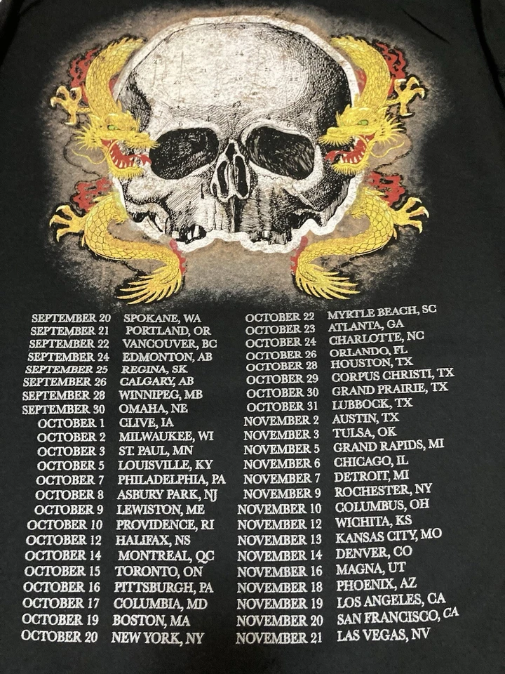 Black Label Society 20110 Long Sleeve Tour Shirt XL Zakk Wylde New Cnd Unworn - Image 4 of 4