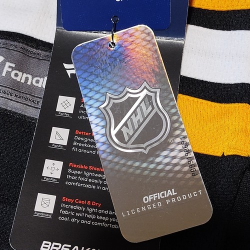 Boston Bruins Pastrnak Fanatics Breakaway Jersey Women's Large NWT - Picture 6 of 10