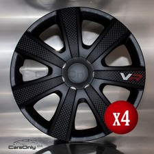 Radkappen 16 Zoll VR Carbon Pro Radzierblenden Carbon Look Waschstrassensicher