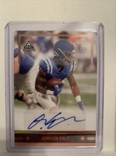 jerrion ealy 2021 leaf gold  leaf rookie glr-je1 auto 61/99