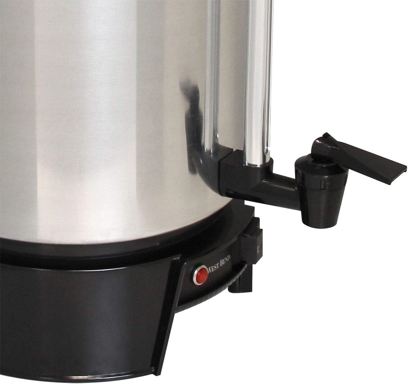 West Bend 33600 Coffee Urn Commercial HighlyPolished Aluminum NSF