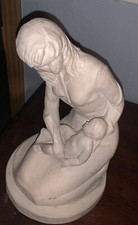 David Fisher Sculpture MOTHER AND CHILD Mid Century 1980 Austin Productions