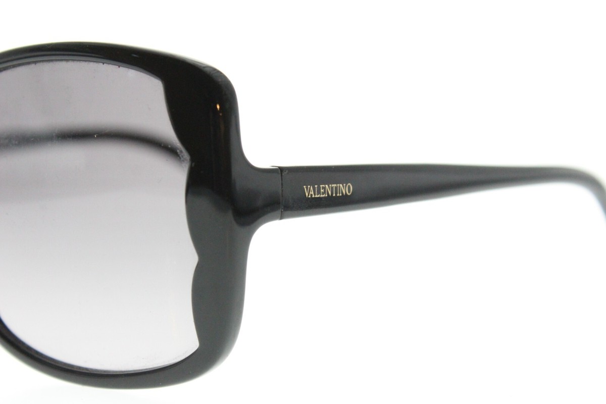 Valentino Womens Square Butterfly Sunglasses Black Italy 203 V609S 001 130mm Valentino Square Butterfly Sunglasses Black Italy 203 V609S  main image 3