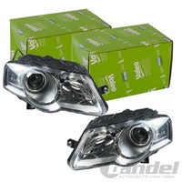 2X Valeo Halogen Scheinwerfer Passend FüR VW Passat Links+Rechts