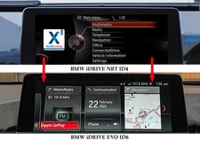 BMW NBT EVO iD4 to iD6 flash upgrade with CarPlay Full Screen