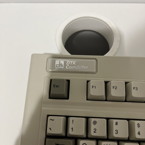 VTG 1980's DTK Computer Mechanical Keyboard MBK-1013A XT/AT Very Good Condition - Picture 2 of 14