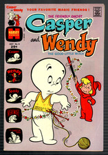 🪄Casper and Wendy # 6 (5.5) 7/1973 Harvey 20c Bacchetta Magica Fumetto Età del Bronzo 🪄