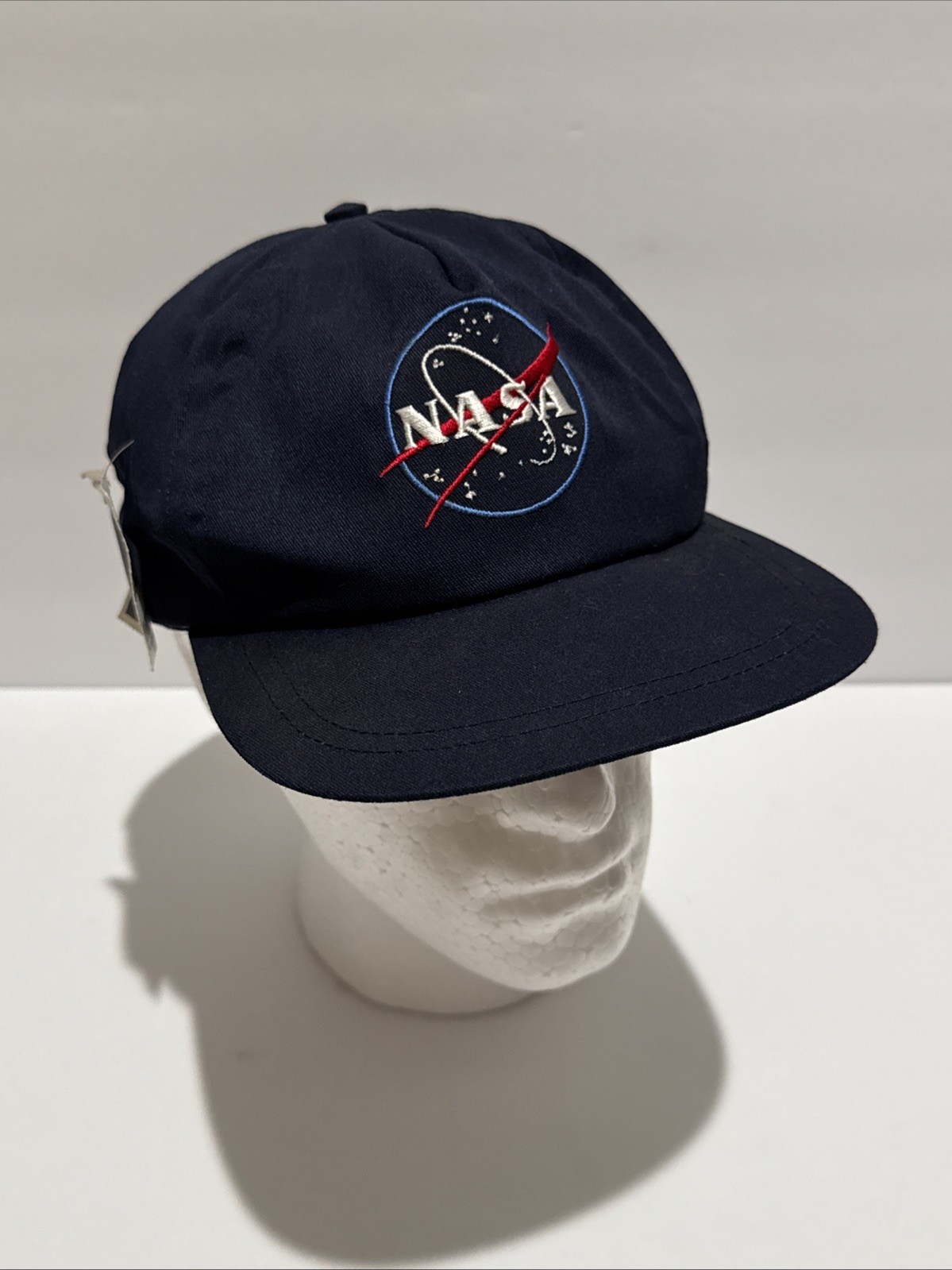 VINTAGE NASA Snap Back Blue Patch Adjustable Spac… - image 1
