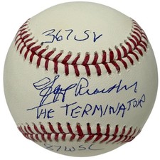 Jeff Reardon Signed Autographed ROMLB Baseball w/ 3 Insc JSA WITNESS COA