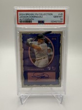 2024 Topps Brooklyn Collection Jasson Dominguez Rookie Auto /99 #AC-JD PSA 10