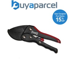 Image of Wilkinson Sword 1111168W Ratchet Anvil Pruner Secateurs Soft Grip Garden Tool