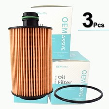 3pc Engine Oil Filter For Chrysler 300C Jeep Grand Cherokee IV WK 3.0 68229402AA