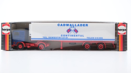 Herpa H0 801222 Volvo semirremolque frigorífico "Cadwallader Continental" | Zustand: Gebraucht