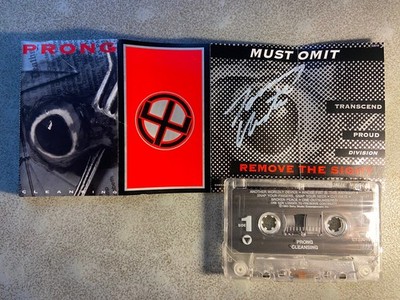 Hand Signed By Tommy Victor Prong Cleansing Cassette 1994 Metal Autographed Tape