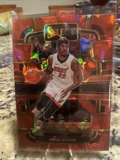 2023-24 Panini Select - Concourse Jimmy Butler #40 Red Cracked Ice Prizm