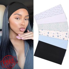 XTREND 6pc Wide Headbands Women Boho Flower Turban Workout
