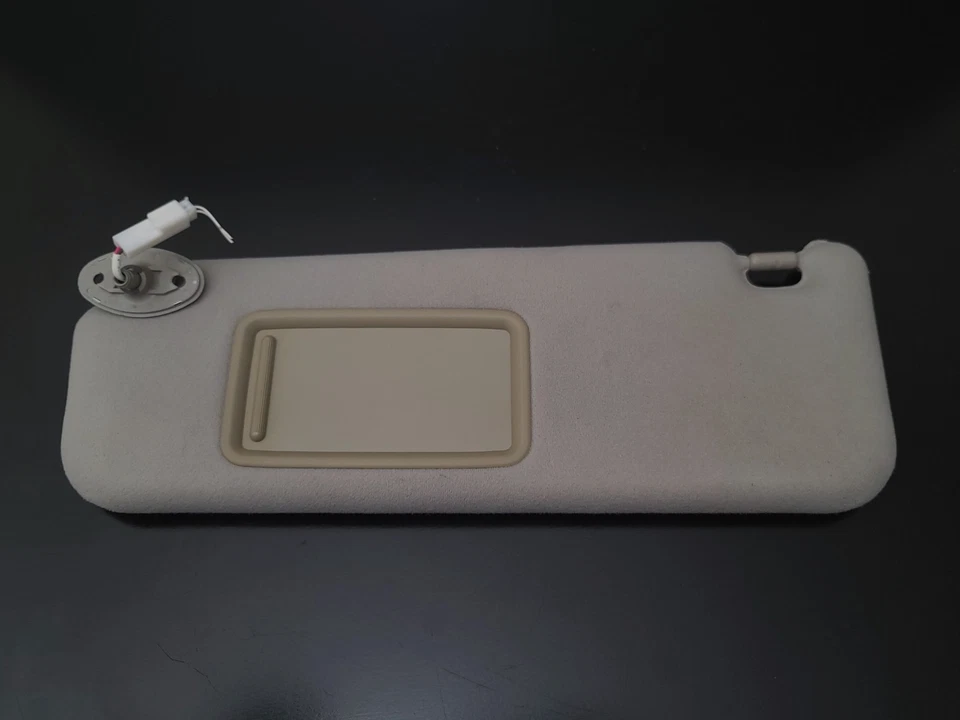 Juego de pares de parasoles Toyota Prius 2004-2009 conductor pasajero izquierdo derecho OEM GRIS Foto 3 de 4