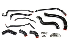 HPS Black 3-Ply Silicone Radiator+Heater Hose Kit For 11-14 Mustang GT 5.0L V8