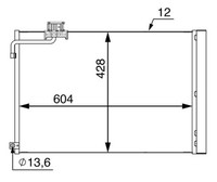 Mahle Kondensator Klimaanlage AC 51 000S FüR Mercedes Klasse Model S212 W212 SLS