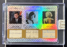 John F Kennedy Jacqueline Kennedy 2025 Eternal 07/50 Triple Patch Silver