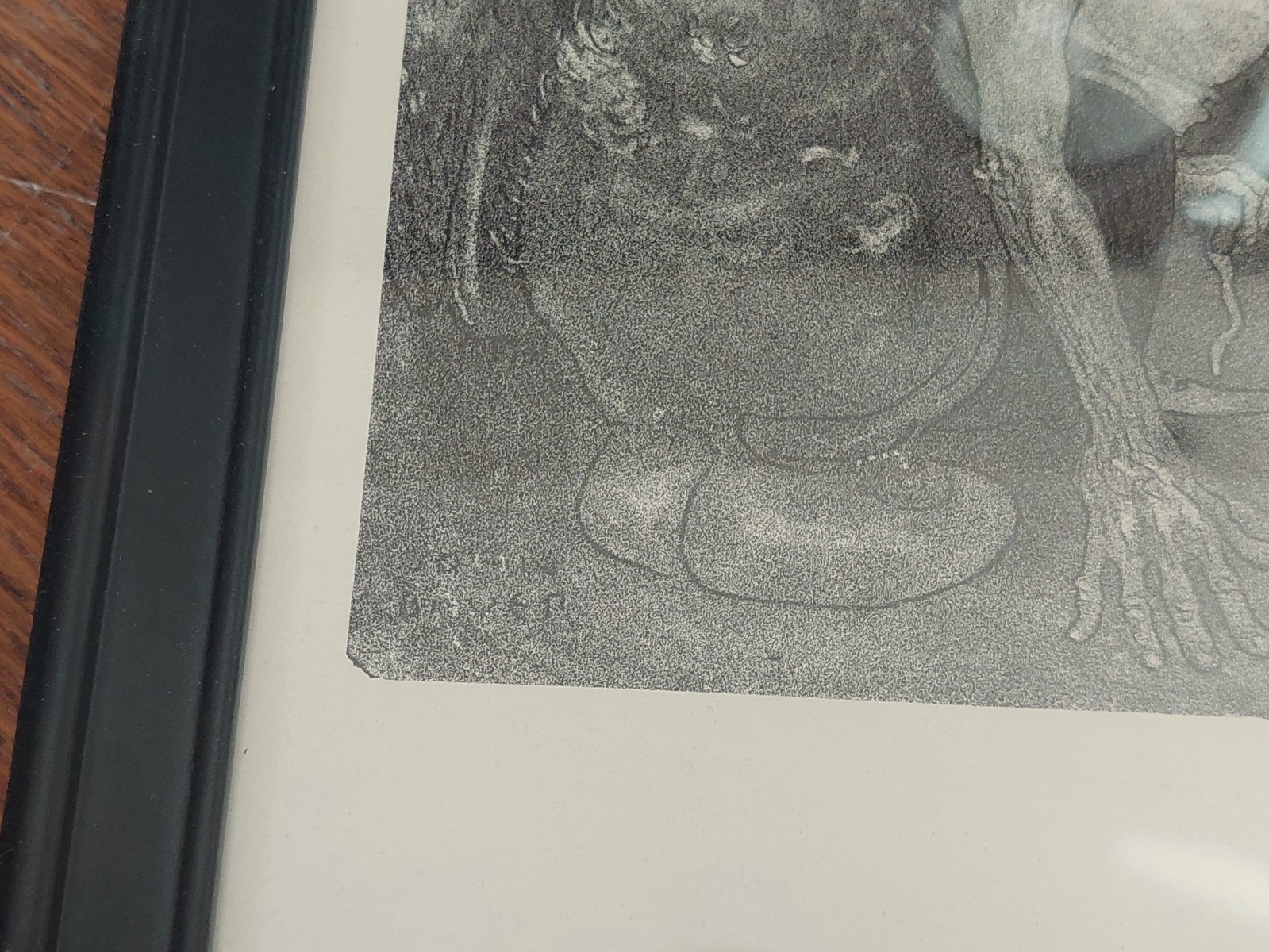 John BAUER Original mezzotype, 1918 / Framed