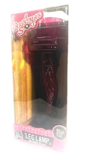 A Christmas Story Leg Lamp Molded Red Glass Drinking Glass HOLDS 18OZ NEW!