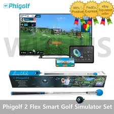 Phigolf 2 Flex Home Smart Screen Golf Simulator Swing Trainer WGT E6 PHG-200=