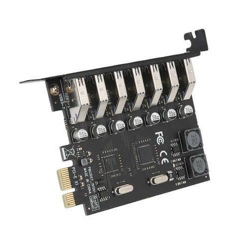 7‑Port Expansion Card Pcb Pci‑Express To Usb3.0 For Main Control Board AM - Afbeelding 22 van 24