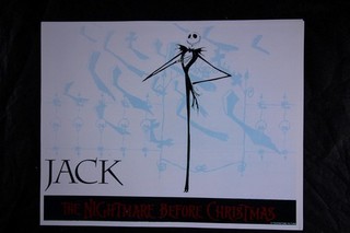 LOT: Five 1993 THE NIGHTMARE BEFORE CHRISTMAS LOBBY CARDS