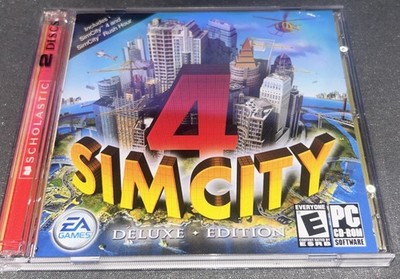 Sim City 4 Deluxe Edition ~ PC ~ 2 Discs ~ UNTESTED ~ #J157