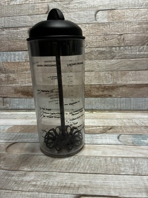 PAMPERED CHEF Salad Dressing Mix N Pour Shaker Italian French Caesar Asian 2321