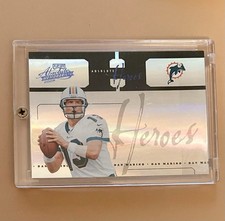 2005 DONRUSS PLAYOFF ABSOLUTE MEMORABILIA ABSOLUTE HEROES DAN MARINO CARD #21/25