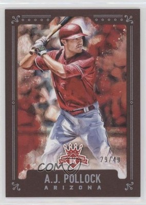 2017 Panini Diamond Kings SP Brown Framed 29/49 AJ Pollock #101 z6b