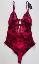 Mapale Stringbody Gr. S/M NEU burgundy  Style 8654