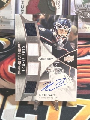 Jet Greaves 2023-24 Upper Deck Premier Rookie Jersey Auto /99 #PRA-JG RC