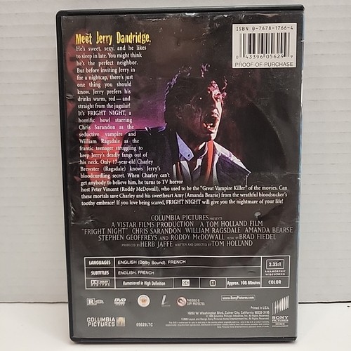 Película en DVD Fright Night 1985 - Imagen 2 de 3